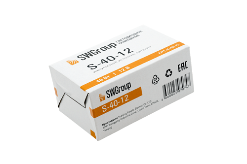 Блок питания для светодиодной ленты SW-Group 12В 3.3A 40Вт 12V S-40-12 фото Блок питания для светодиодной ленты SW-Group 12В 3.3A 40Вт 12V S-40-12 картинка